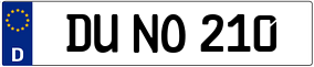 Truck License Plate